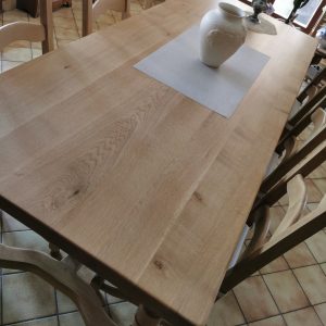 Table en Chêne et ses Chaises
