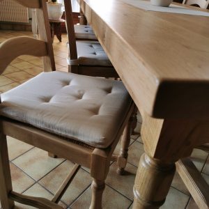 Table en Chêne et ses Chaises
