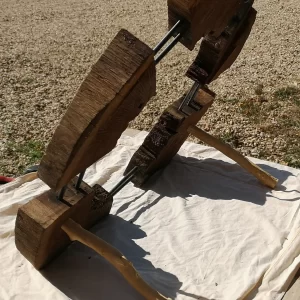 Support en bois et métal